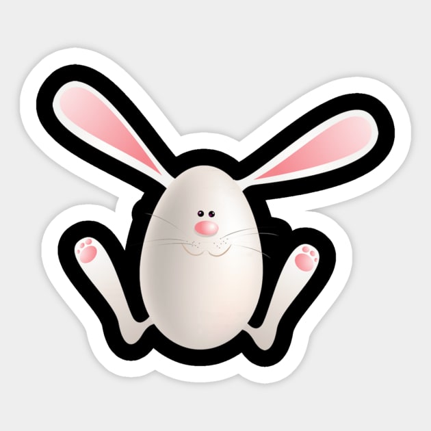 Funny Easter Egg Sticker by Fahrenheit123